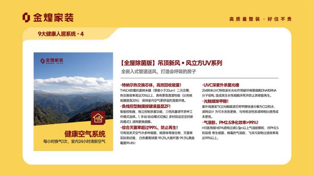 健康人居系统赋能高品质住宅新时代j9九游会入口首页金煌家装九大(图4)